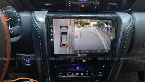 Màn hình DVD Android liền camera 360 xe Toyota Fortuner 2017 - nay | Elliview S4 Deluxe 
